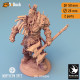 Buy 3d miniature Orc. Barbarian / Fighter. Orc King Azhrog Stand. DnDuck Miniatures Store. 3D figures of characters, elves, monsters, bestiaries, landscape, dragons figures and accessories for role-playing games