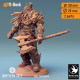 Buy 3d miniature Orc. Barbarian / Fighter. Orc King Azhrog Stand. DnDuck Miniatures Store. 3D figures of characters, elves, monsters, bestiaries, landscape, dragons figures and accessories for role-playing games