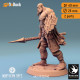 Buy 3d miniature Orc. Barbarian / Fighter / NPC. Orc King Azhrog Charge 1. DnDuck Miniatures Store. 3D figures of characters, elves, monsters, bestiaries, landscape, dragons figures and accessories for role-playing games