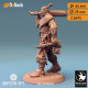 Buy 3d miniature Orc. Barbarian / Fighter / NPC. Orc Soldier Sword 3. DnDuck Miniatures Store. 3D figures of characters, elves, monsters, bestiaries, landscape, dragons figures and accessories for role-playing games
