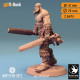 Buy 3d miniature Orc. Barbarian / Fighter / NPC. Orc Soldier Sword 5. DnDuck Miniatures Store. 3D figures of characters, elves, monsters, bestiaries, landscape, dragons figures and accessories for role-playing games