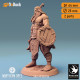 Buy 3d miniature Orc. Barbarian / Fighter / NPC. Orc Soldier Axe 3. DnDuck Miniatures Store. 3D figures of characters, elves, monsters, bestiaries, landscape, dragons figures and accessories for role-playing games