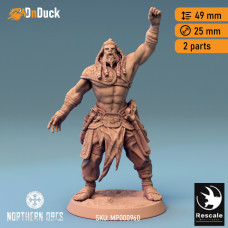 Buy  Orc Soldie speech . DnDuck Miniatures Store. 3D figures of characters, elves, monsters, bestiaries, landscape, dragons figures and accessories for role-playing games