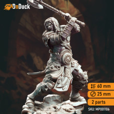 Buy  Charnuk, Goliath Barbarian Knight . DnDuck Miniatures Store. 3D figures of characters, elves, monsters, bestiaries, landscape, dragons figures and accessories for role-playing games