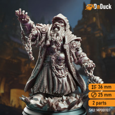 Buy  Dorgrid Darnane, Dark Dwarf Rune Sorcerer . DnDuck Miniatures Store. 3D figures of characters, elves, monsters, bestiaries, landscape, dragons figures and accessories for role-playing games