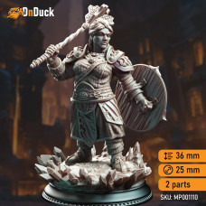Buy  Kilda Swordreign, Dwarf War Cleric . DnDuck Miniatures Store. 3D figures of characters, elves, monsters, bestiaries, landscape, dragons figures and accessories for role-playing games