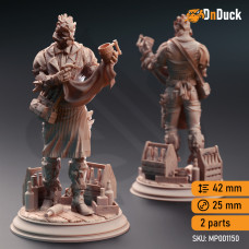 Buy  Warforged Bartender - Brick . DnDuck Miniatures Store. 3D figures of characters, elves, monsters, bestiaries, landscape, dragons figures and accessories for role-playing games