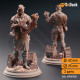 Buy 3d miniature Human NPC. Warforged Bartender - Brick. DnDuck Miniatures Store. 3D figures of characters, elves, monsters, bestiaries, landscape, dragons figures and accessories for role-playing games