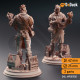 Buy 3d miniature Human NPC. Warforged Bartender - Brick. DnDuck Miniatures Store. 3D figures of characters, elves, monsters, bestiaries, landscape, dragons figures and accessories for role-playing games