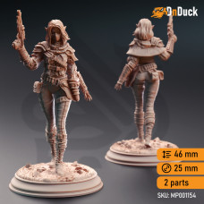 Buy  Drow Gunslinger - Lendara "Slickshot" Varth . DnDuck Miniatures Store. 3D figures of characters, elves, monsters, bestiaries, landscape, dragons figures and accessories for role-playing games