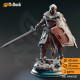 Buy 3d miniature Human Paladin. Cursed Paladin of Vengeance - Leopold the Undying. DnDuck Miniatures Store. 3D figures of characters, elves, monsters, bestiaries, landscape, dragons figures and accessories for role-playing games