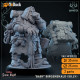 Buy 3d miniature Dwarf Fighter / Ranger. «Baby» Birgenskald, Stoutmaster. DnDuck Miniatures Store. 3D figures of characters, elves, monsters, bestiaries, landscape, dragons figures and accessories for role-playing games