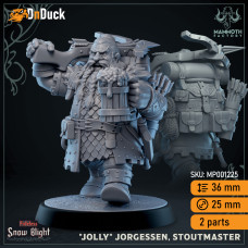 Buy  «Jolly» Jorgessen, Stoutmaster . DnDuck Miniatures Store. 3D figures of characters, elves, monsters, bestiaries, landscape, dragons figures and accessories for role-playing games