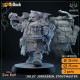 Buy 3d miniature Dwarf Fighter / Ranger. «Jolly» Jorgessen, Stoutmaster. DnDuck Miniatures Store. 3D figures of characters, elves, monsters, bestiaries, landscape, dragons figures and accessories for role-playing games