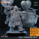 Buy 3d miniature Dwarf Fighter / Ranger. «Jolly» Jorgessen, Stoutmaster. DnDuck Miniatures Store. 3D figures of characters, elves, monsters, bestiaries, landscape, dragons figures and accessories for role-playing games