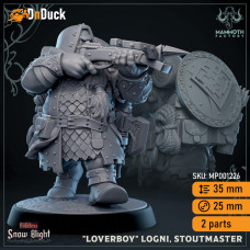 Buy  «Loverboy» Logni, Stoutmaster . DnDuck Miniatures Store. 3D figures of characters, elves, monsters, bestiaries, landscape, dragons figures and accessories for role-playing games