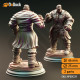 Buy 3d miniature Human Artificer. Human Artificer Brawler - Derek Matthews. DnDuck Miniatures Store. 3D figures of characters, elves, monsters, bestiaries, landscape, dragons figures and accessories for role-playing games