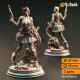 Buy 3d miniature Human Artificer. Manic Pixie Boom Girl - Eryial of Arvere. DnDuck Miniatures Store. 3D figures of characters, elves, monsters, bestiaries, landscape, dragons figures and accessories for role-playing games