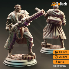 Buy  Dapper Half-Orc Artificer - Tomas Lumens . DnDuck Miniatures Store. 3D figures of characters, elves, monsters, bestiaries, landscape, dragons figures and accessories for role-playing games