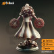 Buy 3d miniature Elf Wizard / Sorcerer. Half-Elf Dark Sorceress - Tyria Ravensong. DnDuck Miniatures Store. 3D figures of characters, elves, monsters, bestiaries, landscape, dragons figures and accessories for role-playing games
