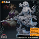 Buy 3d miniature Dhampir. Fighter. Lady Isabella of Rose Keep. DnDuck Miniatures Store. 3D figures of characters, elves, monsters, bestiaries, landscape, dragons figures and accessories for role-playing games