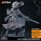 Buy 3d miniature Dhampir. Fighter. Lady Isabella of Rose Keep. DnDuck Miniatures Store. 3D figures of characters, elves, monsters, bestiaries, landscape, dragons figures and accessories for role-playing games