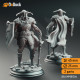 Buy 3d miniature Human Paladin. Nordic Paladin of Nature's Wrath - Lizarin. DnDuck Miniatures Store. 3D figures of characters, elves, monsters, bestiaries, landscape, dragons figures and accessories for role-playing games