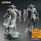 Buy 3d miniature Human Paladin. Nordic Paladin of Nature's Wrath - Lizarin. DnDuck Miniatures Store. 3D figures of characters, elves, monsters, bestiaries, landscape, dragons figures and accessories for role-playing games