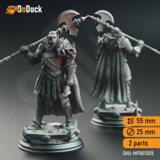 Buy  Orc Grimdark Knight - Trenon the Chainbreaker . DnDuck Miniatures Store. 3D figures of characters, elves, monsters, bestiaries, landscape, dragons figures and accessories for role-playing games