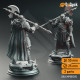 Buy 3d miniature Orc Fighter / Paladin. Orc Grimdark Knight - Trenon the Chainbreaker. DnDuck Miniatures Store. 3D figures of characters, elves, monsters, bestiaries, landscape, dragons figures and accessories for role-playing games