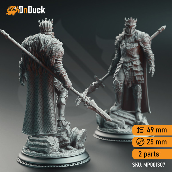 Buy 3d miniature Human Paladin / NPC. Giant Slayer Knight - Orsinius the Faithless. DnDuck Miniatures Store. 3D figures of characters, elves, monsters, bestiaries, landscape, dragons figures and accessories for role-playing games