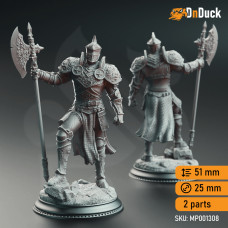 Buy  Knight of the Tower - Ser Claudius . DnDuck Miniatures Store. 3D figures of characters, elves, monsters, bestiaries, landscape, dragons figures and accessories for role-playing games