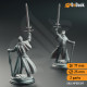 Buy 3d miniature Human Cleric / NPC. Priest Knight - Vicar Atticus. DnDuck Miniatures Store. 3D figures of characters, elves, monsters, bestiaries, landscape, dragons figures and accessories for role-playing games