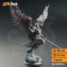 Buy  Ascended Commander Knight - Lydia the Merciless . DnDuck Miniatures Store. 3D figures of characters, elves, monsters, bestiaries, landscape, dragons figures and accessories for role-playing games