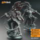 Buy 3d miniature Tiefling Paladin. Knight of the Hells - Skorn Skullsplitter. DnDuck Miniatures Store. 3D figures of characters, elves, monsters, bestiaries, landscape, dragons figures and accessories for role-playing games
