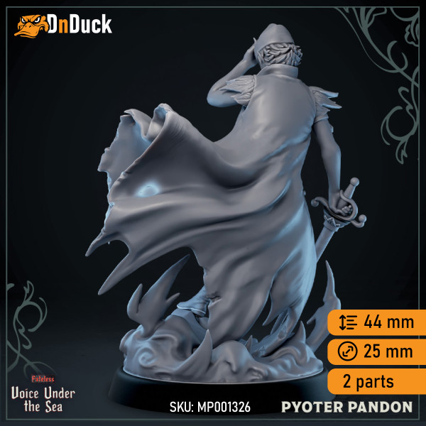 Buy 3d miniature Satyr. Rogue. Pyotr Pandon. DnDuck Miniatures Store. 3D figures of characters, elves, monsters, bestiaries, landscape, dragons figures and accessories for role-playing games