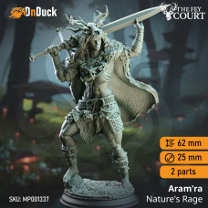 Buy  Aram’ra – Nature’s Rage . DnDuck Miniatures Store. 3D figures of characters, elves, monsters, bestiaries, landscape, dragons figures and accessories for role-playing games