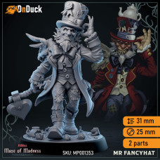 Buy  Mr Fancyhat . DnDuck Miniatures Store. 3D figures of characters, elves, monsters, bestiaries, landscape, dragons figures and accessories for role-playing games