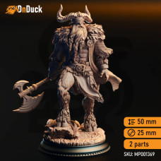 Buy  Jonah of the Badlands – Satyr Mercenary . DnDuck Miniatures Store. 3D figures of characters, elves, monsters, bestiaries, landscape, dragons figures and accessories for role-playing games