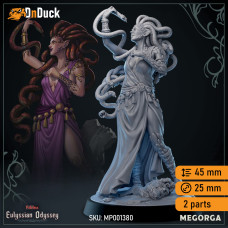 Buy  Megorga . DnDuck Miniatures Store. 3D figures of characters, elves, monsters, bestiaries, landscape, dragons figures and accessories for role-playing games