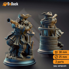 Buy  Baradin Blackbeard – Captain of the Gilded Seahorse . DnDuck Miniatures Store. 3D figures of characters, elves, monsters, bestiaries, landscape, dragons figures and accessories for role-playing games