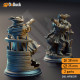 Buy 3d miniature Dwarf Fighter / Rogue. Baradin Blackbeard – Captain of the Gilded Seahorse. DnDuck Miniatures Store. 3D figures of characters, elves, monsters, bestiaries, landscape, dragons figures and accessories for role-playing games