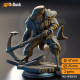 Buy 3d miniature Beastfolk Barbarian / Fighter. Baz “Smiley” Armstrong – Sharkman Enforcer. DnDuck Miniatures Store. 3D figures of characters, elves, monsters, bestiaries, landscape, dragons figures and accessories for role-playing games