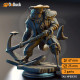 Buy 3d miniature Beastfolk Barbarian / Fighter. Baz “Smiley” Armstrong – Sharkman Enforcer. DnDuck Miniatures Store. 3D figures of characters, elves, monsters, bestiaries, landscape, dragons figures and accessories for role-playing games