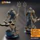 Buy 3d miniature Human / Elf. Fighter / Paladin. Cylantros Azurius – Paladin of Inderimaeth. DnDuck Miniatures Store. 3D figures of characters, elves, monsters, bestiaries, landscape, dragons figures and accessories for role-playing games
