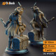 Buy 3d miniature Elf / Genasi. Fighter / Rogue. Ervin “Wave Dancer” Barton – Water Elemi Scoundrel. DnDuck Miniatures Store. 3D figures of characters, elves, monsters, bestiaries, landscape, dragons figures and accessories for role-playing games