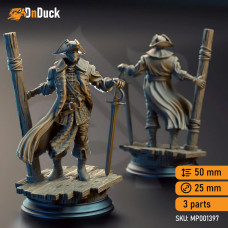 Buy  Harvold “Blue Eyes” Stalson – Soulforged Swashbuckler . DnDuck Miniatures Store. 3D figures of characters, elves, monsters, bestiaries, landscape, dragons figures and accessories for role-playing games