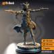 Buy 3d miniature Tiefling Fighter. Trixie “Sureshot” Kelpie – Pirate Gunslinger. DnDuck Miniatures Store. 3D figures of characters, elves, monsters, bestiaries, landscape, dragons figures and accessories for role-playing games