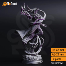 Buy  Zarinda – Sorceress of the Empty Planes . DnDuck Miniatures Store. 3D figures of characters, elves, monsters, bestiaries, landscape, dragons figures and accessories for role-playing games