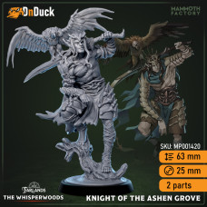 Buy  Knight of the Ashen Grove . DnDuck Miniatures Store. 3D figures of characters, elves, monsters, bestiaries, landscape, dragons figures and accessories for role-playing games